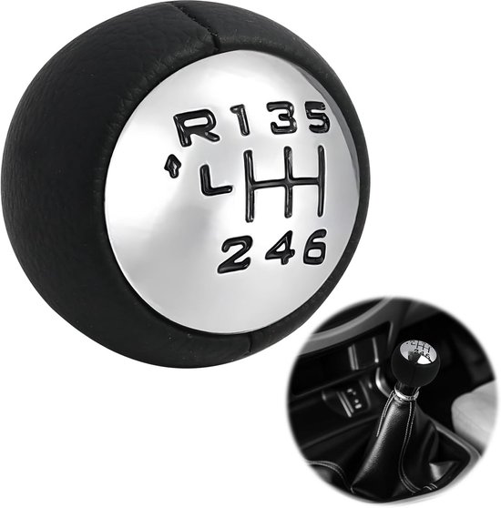 Universele 6-Versnellingen Schakelpookknop voor Handgeschakelde Auto's van Merkloos