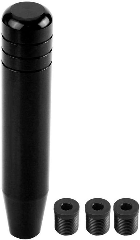 Universele Aluminium Handgeschakelde Versnellingspook - 18cm Schakelknop - Zwart