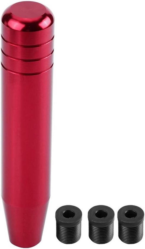 Universele Aluminium Handmatige Versnellingspookknop 18cm Schakelhendel (Rood)