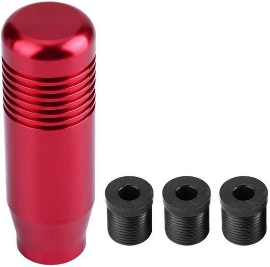 Universele Aluminium Versnellingspookknop Handgeschakeld Rood 8.5cm Stijlvol Ontwerp van universele