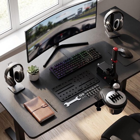 Universele Bureaumontagebeugel voor Sim Racing, Handremadapterplaat voor T300 USB-handremmen, Geschikt voor Racing Games van universele