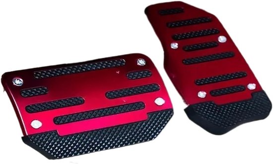 Universele Pedaalhoezen - Auto Pedaal Set - Verbeterde Grip - Antislip Oppervlak - Universele Pasvorm - Rood