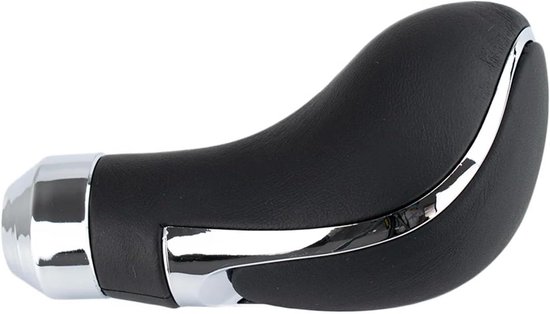 Universele Pookknop - Schakelhendel Vervanging - Auto Rijervaring - PU-Leer Materiaal - 10x5 cm - Zwart