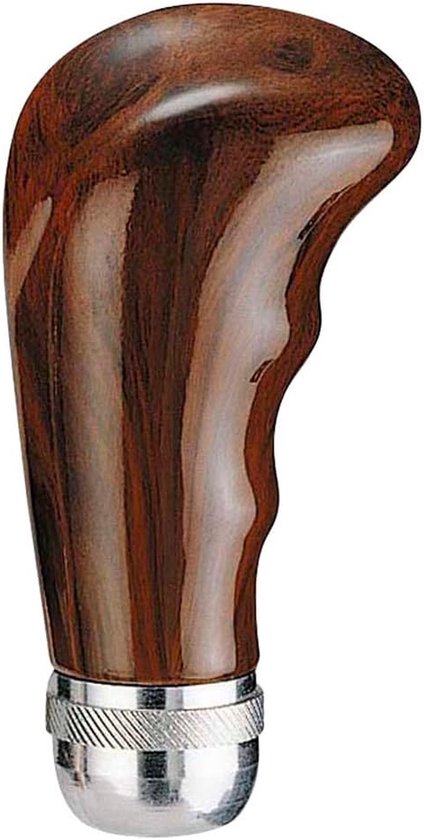 Universele Versnellingspook - Pookknop Hout - Auto Rijcomfort - Unieke Houtafwerking - 170 g - Bruin