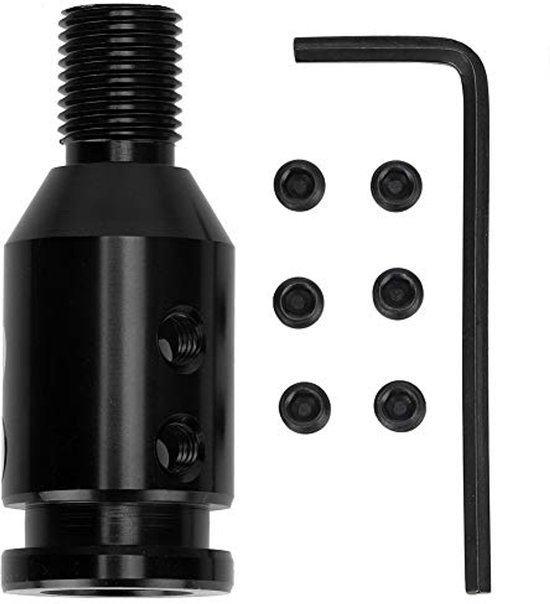 Universele Versnellingspookadapter voor Draadloze Shifters - Geschikt voor 12x1.25 - Zwart van Merkloos