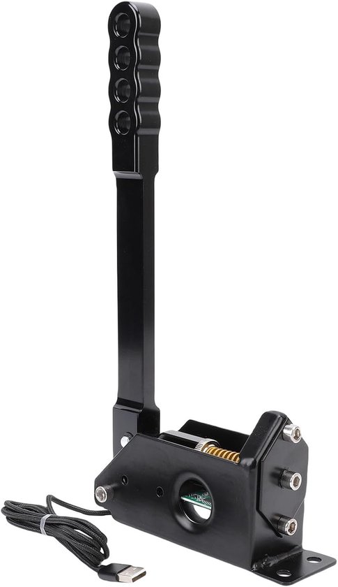 USB Handrem - Race Simulator - Games PC - 64 Bit Hall Sensor - 38x20x10 cm - Zwart van Merkloos