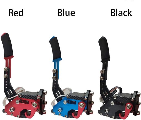 USB Handrem - Racehendel Simulator - Realistische Racesimulatie - 14-Bit Contactloze Sensor - In Hoogte Verstelbaar - Zwart van Merkloos