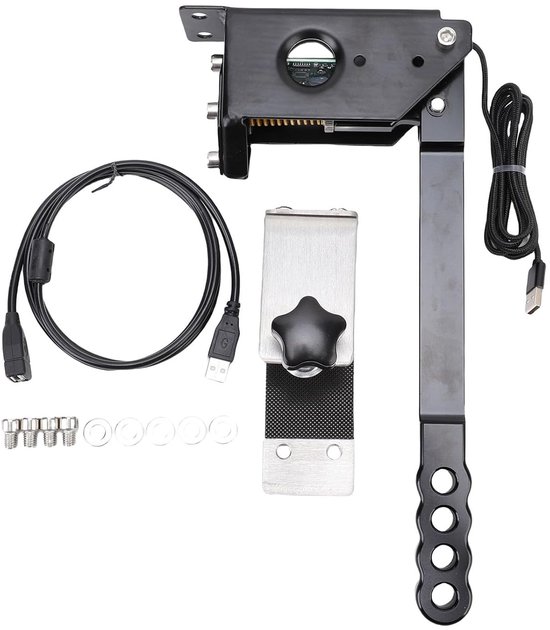USB Handrem - Sim Racing - Race Simulatie - Hall Sensor - 38x20x10 cm van Merkloos