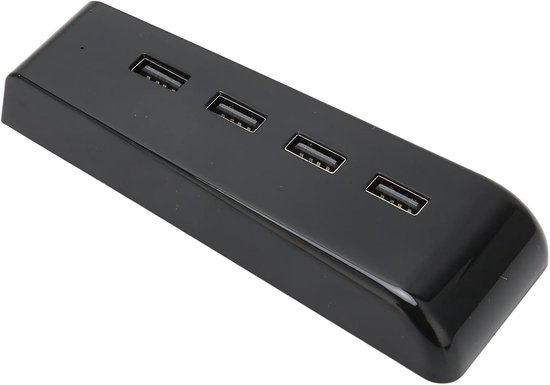 USB-hub - Uitbreidingspoort - Gaming uitbreiden - Vier poorten - 4 USB 2.0 - Zwart