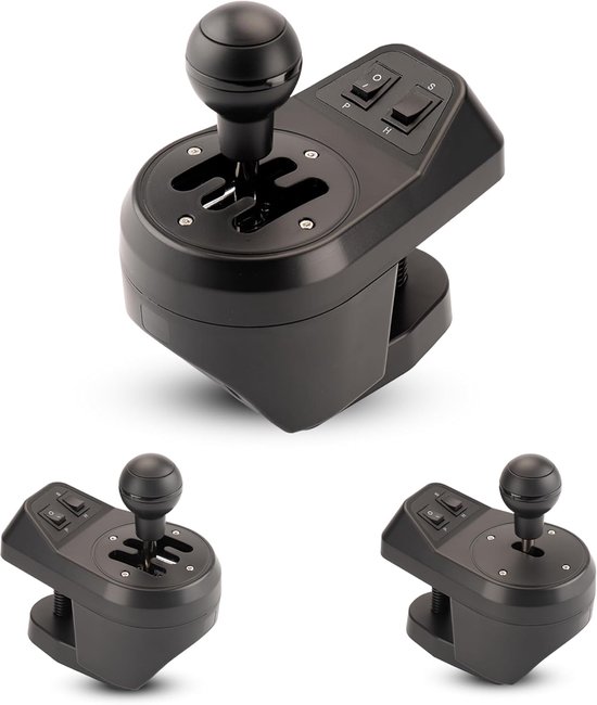 USB Versnellingspook - Sim Racing Shifter - Realistisch Racen - H-Patroon & Sequentieel - 17.5 x 10.8 x 18.3 cm van Merkloos