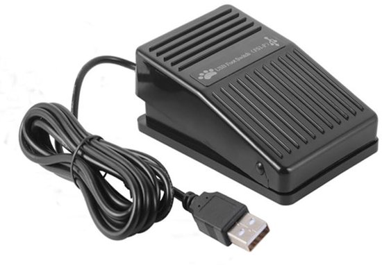 USB Voetpedaal voor Actie Schakelaar - Mechanische Enkel Voetschakelaar met Aangepaste Toetscombinaties van Merkloos