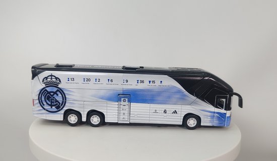 van der Meulen speelgoed Real Madrid CF bus schaalmodel 1:50 multicolor. van Merkloos