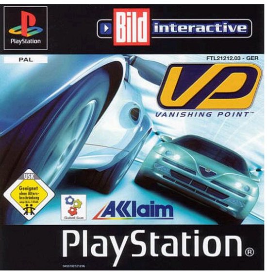 Vanishing Point-Duits (PlayStation 1) Gebruikt van Merkloos