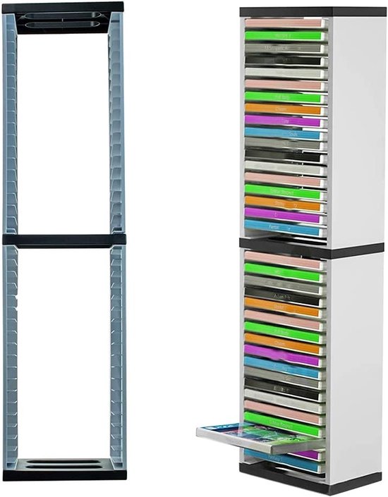 Veelzijdige gamehouder voor tot 36 PS5, PS4 Slim/Pro, Xbox One Slim en Switch spellen