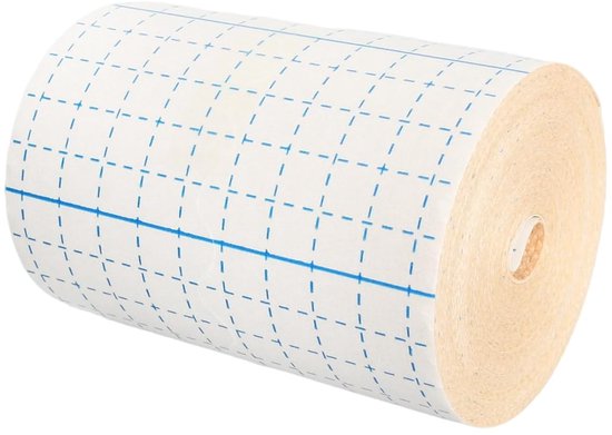 Verbandrol, rekbaar, 10 cm x 10 m, ademend non-woven verband, zelfklevende tape voor wondverzorging, als zacht verbandmateriaal, huidkleurig