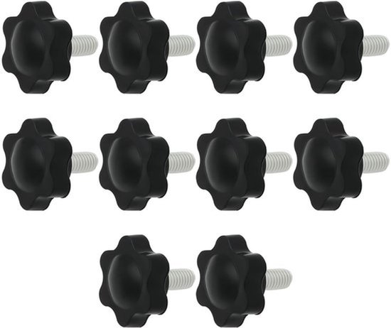 Vergrendeling Schroeven 10 Stuks - M6 Draad - Pedaal Bevestiging - Compatibel met Logitech G25/G27/G29/G920/G923 - Kunststof/Metaal - Eenvoudig te Installeren