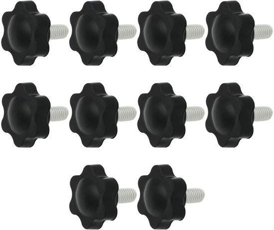 Vergrendeling Schroeven 10 Stuks - M6 Draad - Pedaal Bevestiging - Compatibel met Logitech G25/G27/G29/G920/G923 - Kunststof/Metaal - Eenvoudig te Installeren van Logitech