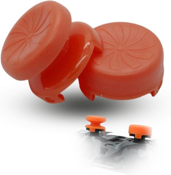 Verhoogde controller-opzetstukken 7 mm en 11 mm - Precisiedoppen voor betere grip en gaming-precisie van Merkloos