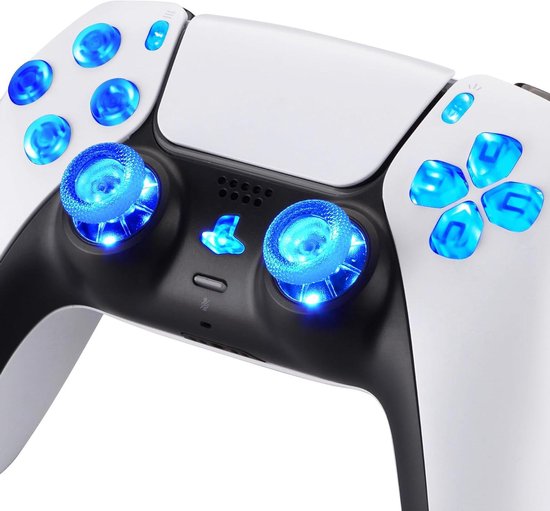 Verlichte Controller Knoppen - LED Vervanging Kit - Games Personaliseren - 7 Kleuren 9 Modi - 10 gram - Helder