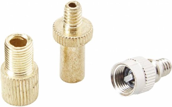 Verloopnippel Set - Alle Fietsventielen - 3 Delig - van VER