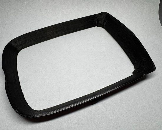 Versnellingshendel Ring - Schakelpook Frame - Auto Interieur - 3D Geprint Materiaal - Specifieke Pasvorm - Zwart