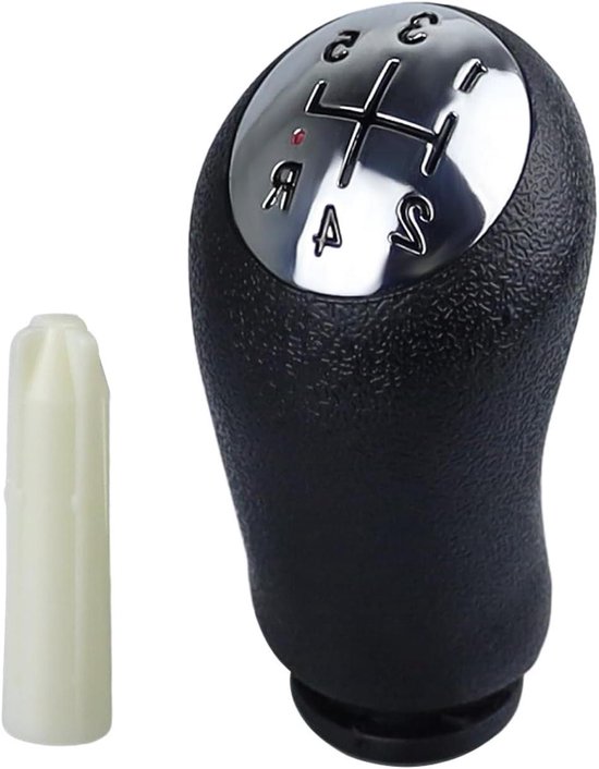 Versnellingspook 5 versnellingen - Schakelknop Auto - Comfortabel Schakelen - Ergonomisch Ontwerp - Universeel Adapter - Zwart