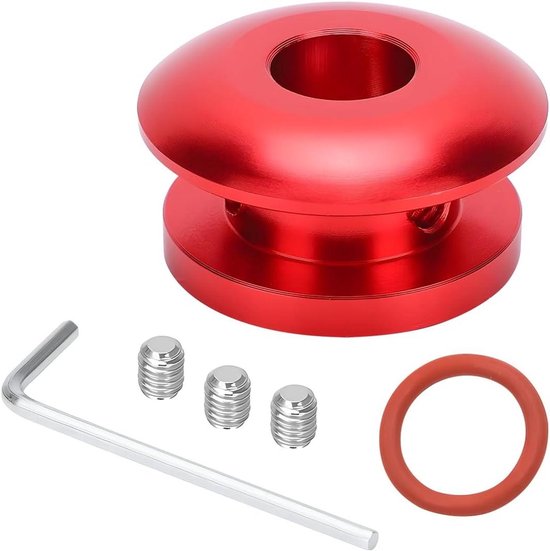 Versnellingspook Adapter - Schakelhendel Houder - Voertuig Controle - Aluminiumlegering - Universeel 12mm - Rood