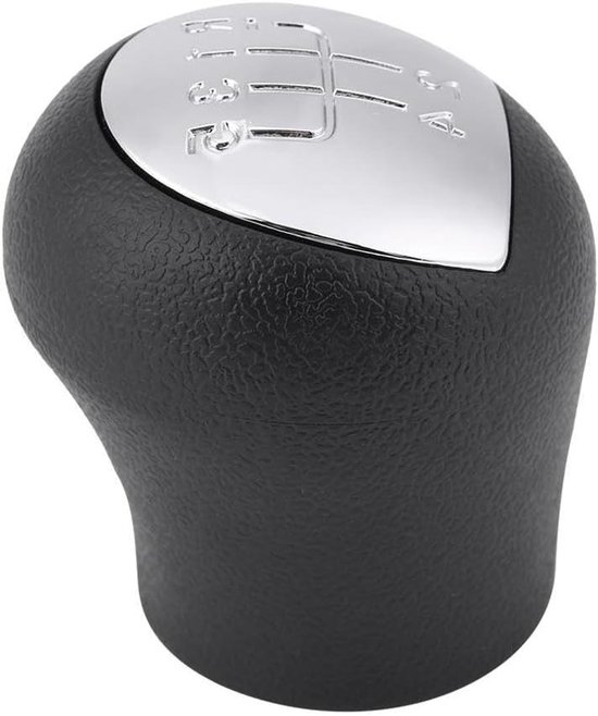 Versnellingspook Autostijl - Schakelpook - Auto Interieur - 5 Versnellingen - 6 cm Hoog - Zwart