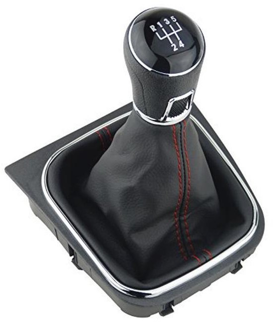 Versnellingspook Balg en Pookknop met 5 Versnellingen - Compatibel met VW Golf en Jetta - Eenvoudige Installatie van Merkloos