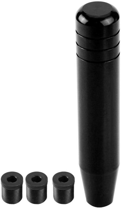 Versnellingspook Handgeschakeld - Pookknop Auto - Auto Interieur - Aluminium Legering - 18 cm - Zwart