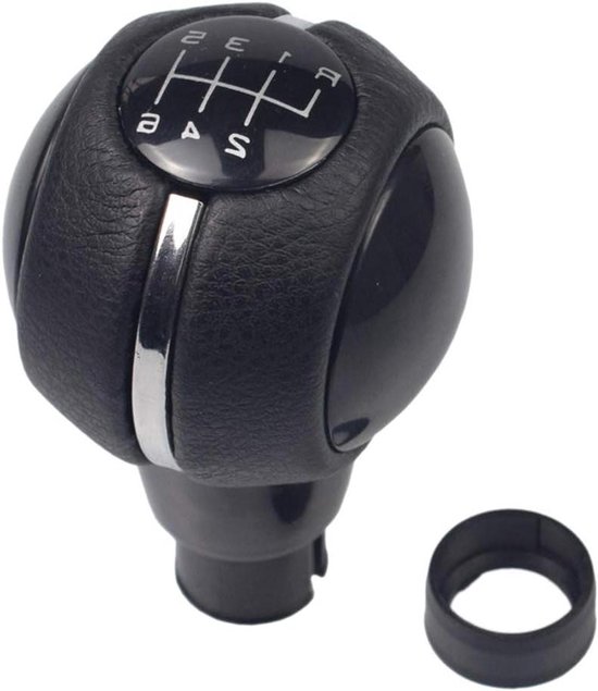 Versnellingspook Knop - Handvat Bal - Auto Interieur - 6 Snelheid Ontwerp - Zwart van Merkloos