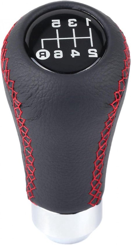 Versnellingspook Knop - Pook Knop - Auto Rijden - Universele Pasvorm - 8-12 mm - Rood