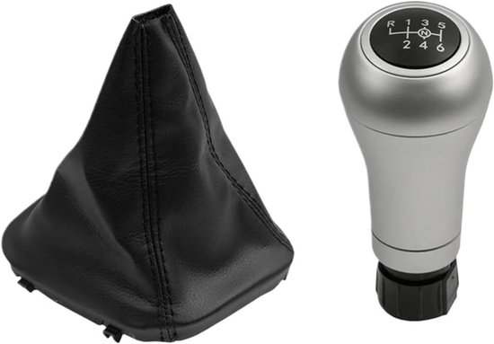 Versnellingspook Knop - Schakelhendel Hoes - Comfortabel Rijden - Ergonomisch R-Design - 14.5 MM Gat - Zwart