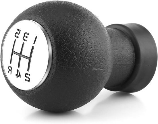 Versnellingspook Knop - Schakelhendel Hoofd - Auto Rijden - 5 Versnellingen Markeringen - Standaard Maat - Zwart