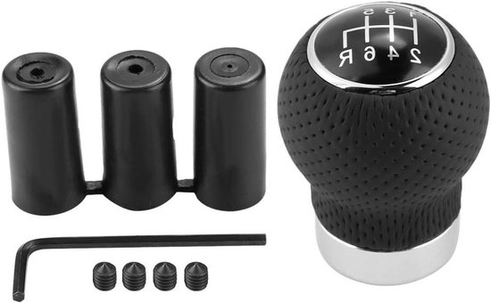 Versnellingspook Knop - Schakelhendel Pook - Auto Aanpassen - Ergonomisch Ontwerp - Universeel 6 Snelheden - Zwart van Merkloos