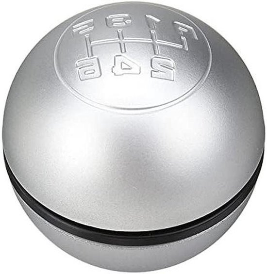 Versnellingspook Knop - Schakelhendel Vervanging - Auto Interieur - 6 Versnellingen - 5 cm Diep - Satin