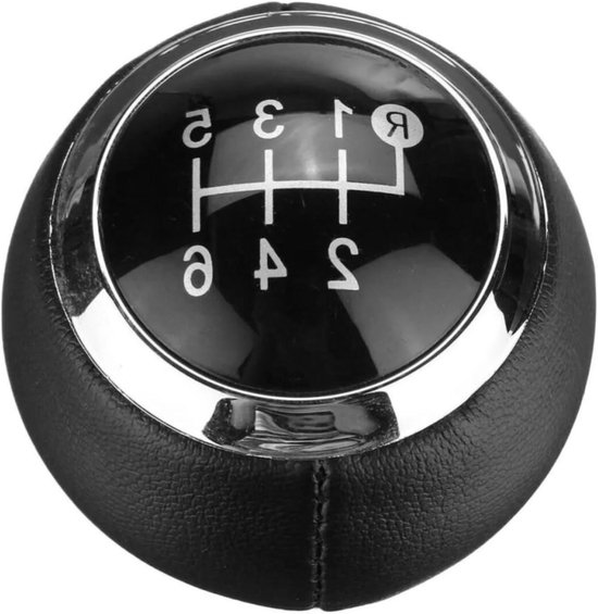 Versnellingspook Knop - Schakelknop Auto - Auto Rijervaring Verbeteren - 5/6 Snelheidsschema - 5 cm - Zwart