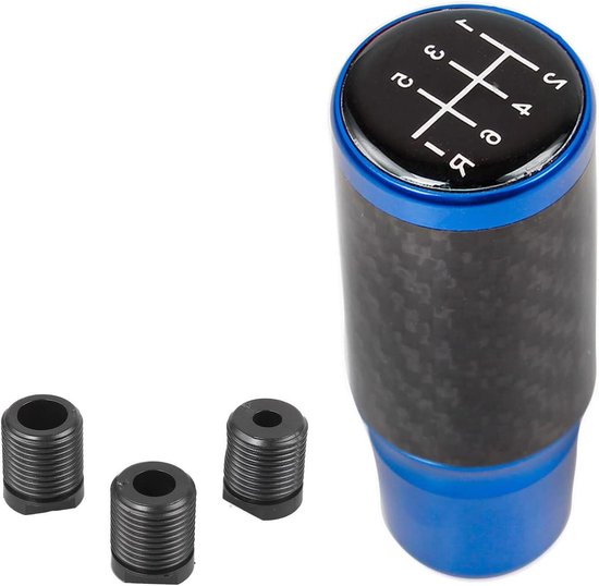 Versnellingspook Knop - Schakelknop Auto - Interieur Upgrade - Universele Pasvorm - 6 Snelheid - Blauw