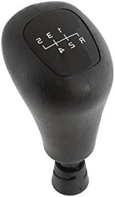 Versnellingspook Knop - Schakelknop Handgeschakeld - Auto Onderhoud - 5 Versnellingen - 1 Stuk - Zwart
