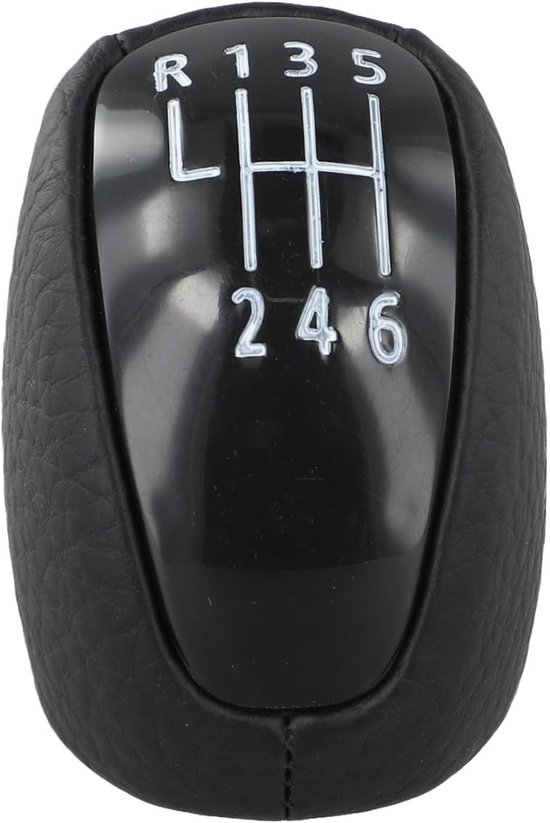 Versnellingspook Knop - Schakelknop Pook - Verbeterde Rijervaring - Premium ABS Leer - Zwart