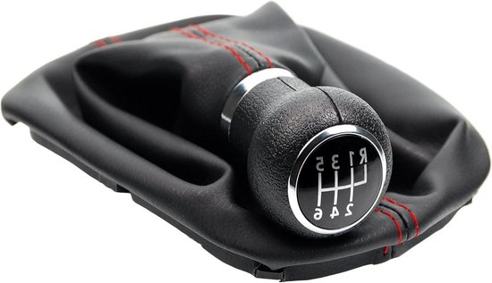 Versnellingspook met Frame - Pookknop Schakelpook - Auto Interieur Upgraden - Plug & Play Installatie - 6 Versnellingen van Merkloos