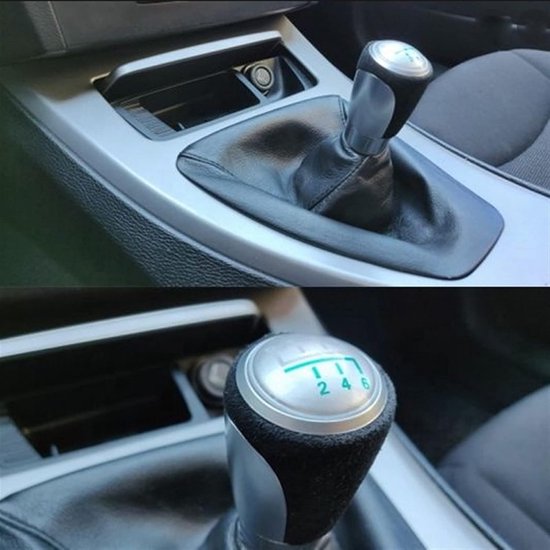 Versnellingspook - Pookknop - Auto Interieur - Aluminium Constructie - 6-Speed - Zilver