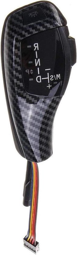 Versnellingspook - Schakelknop - Auto Interieur - Met LED Indicator - 11.4cm Lengte - Zilver