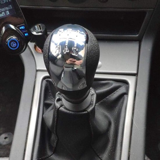 Versnellingspook - Schakelknop - Auto Interieur - Uniek Stijlvol Design - 10 cm Diep - Zwart