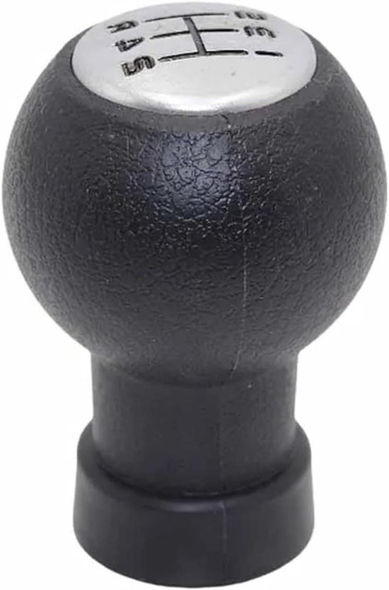 Versnellingspook - Schakelknop - Comfortabel Rijden - Duurzaam Kunststof - 1 Stuk - Zilver Zwart