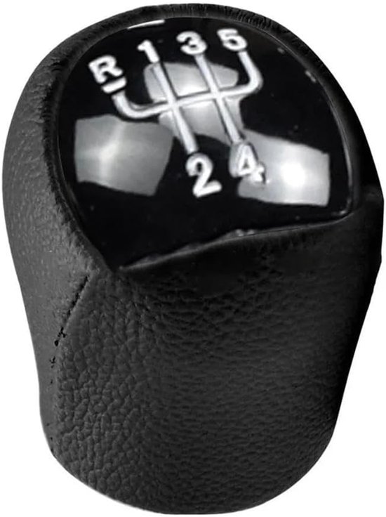 Versnellingspook - Schakelpook - Auto Interieur - 5 Versnellingen Schema - 15 x 10 cm - Wit