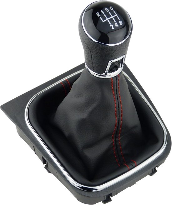 Versnellingspook Set met Frame en Knop voor VW Modellen - 6 Versnellingen, Plug & Play van Merkloos