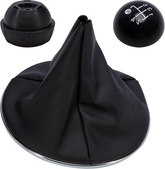 Versnellingspook Set - Pookknop Frame - Auto Interieur - Complete Vervanging - 5 Snelheden - Zwart van Merkloos