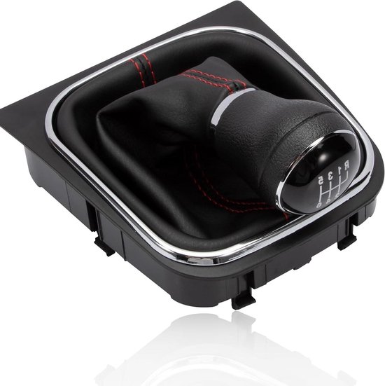 Versnellingspook Set - Schakelpook Frame - Auto Interieur - 6 Versnellingen - 18 cm Diepte - Zwart