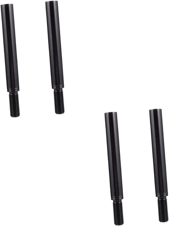 Versnellingspook Verlenger - Pookknop Accessoire - Verbeteren Rijervaring - Corrosiebestendig Aluminium - 2 Stuks - Zwart